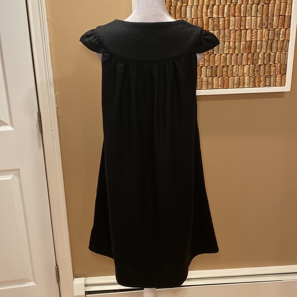 NWT.  Nave Black Flowy Wool & Cashmere Blend Dress - Picture 7 of 15